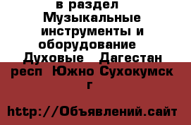 в раздел : Музыкальные инструменты и оборудование » Духовые . Дагестан респ.,Южно-Сухокумск г.